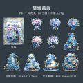 10 Pcs Flower Cake PET Stickers PHDG