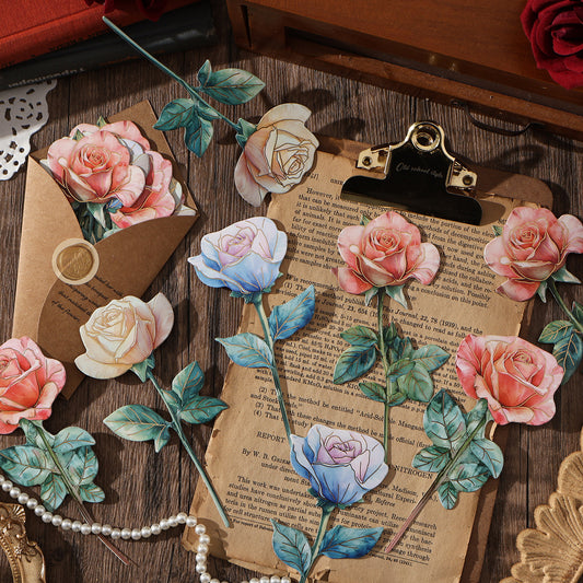 8 Pcs Large Size Paper Flower HYXL