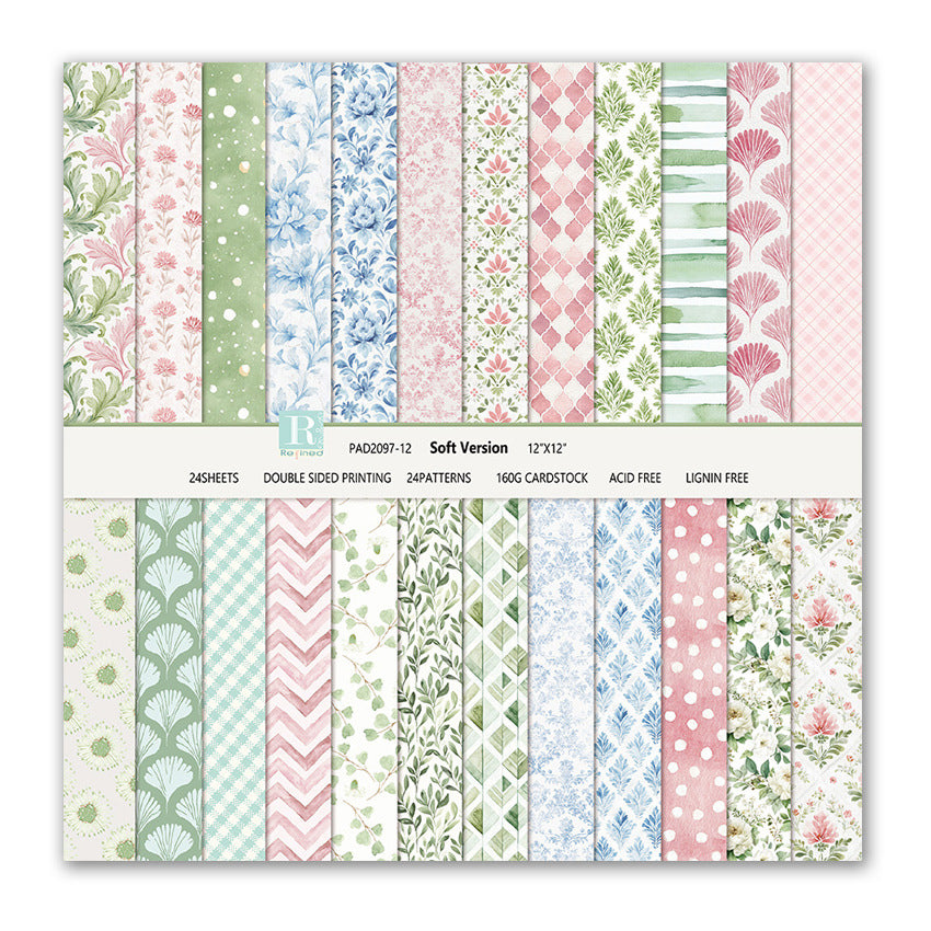 12 inch Scrapbook Paper Pad JYY097