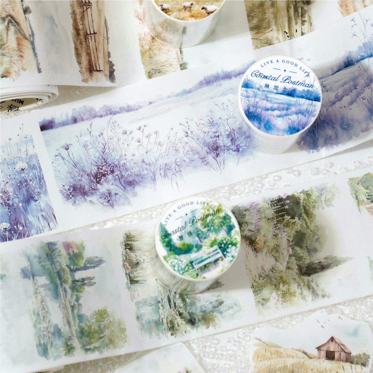 1 Roll Nature Landscape Washi Tape BJSF