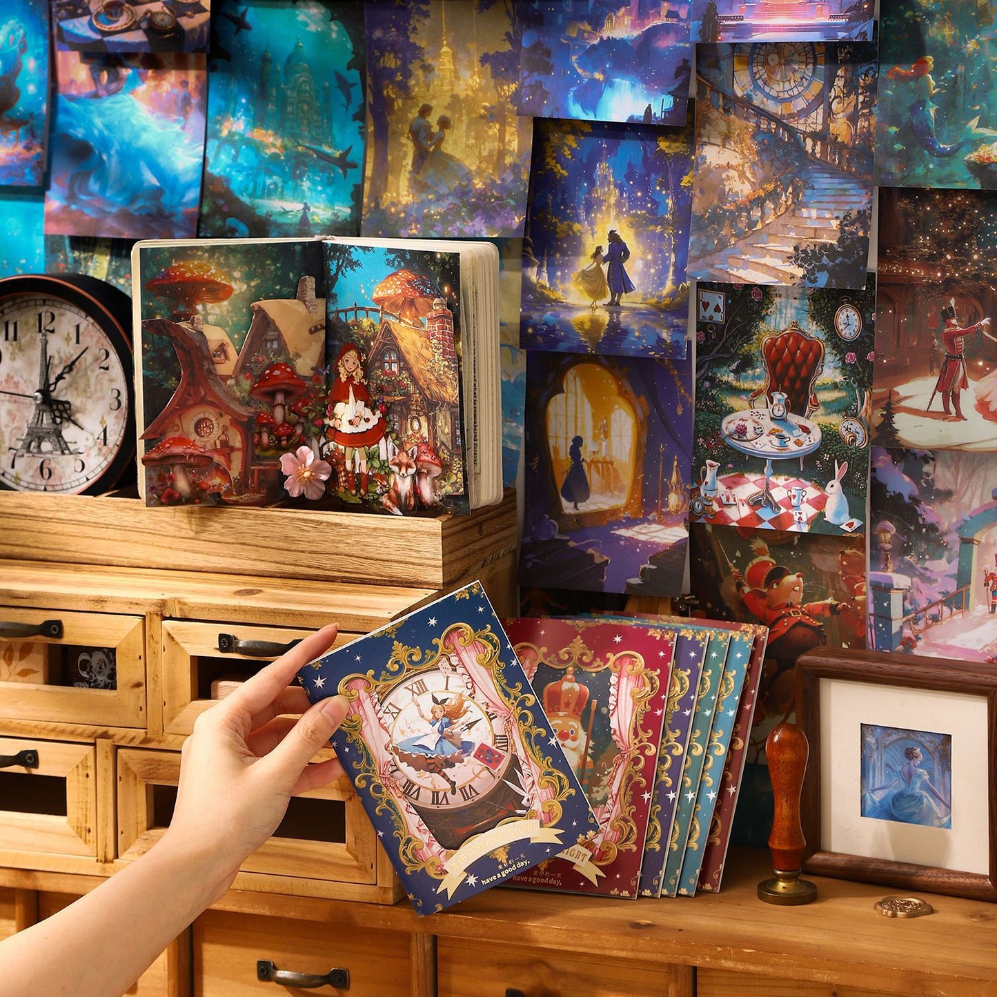 10 Pcs Fairy Tale Washi Stickers ZXYZM