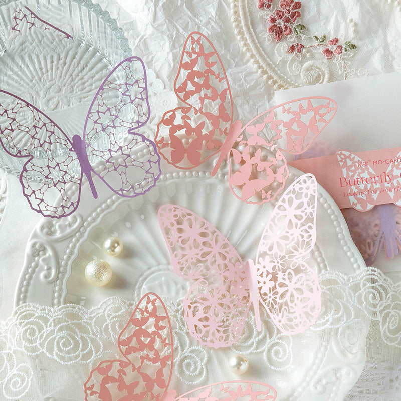 Hollow Butterfly Decorative Paper XZHD