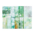 20 Pcs Aquarelle Dreamland Mixed Paper Pack - Green