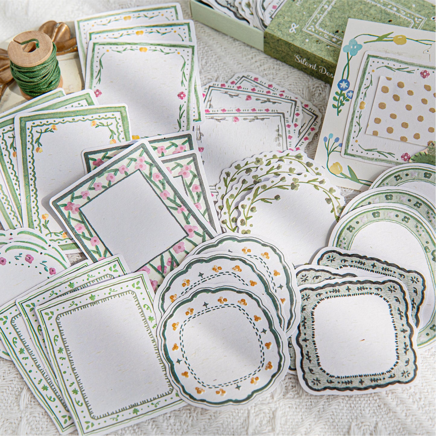 30 Pcs Vintage Notepad Stickers WSHD