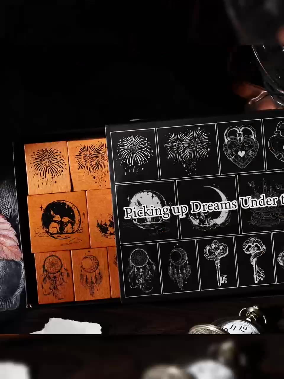 16 Pcs Creative Wooden Stamps Set CSTH