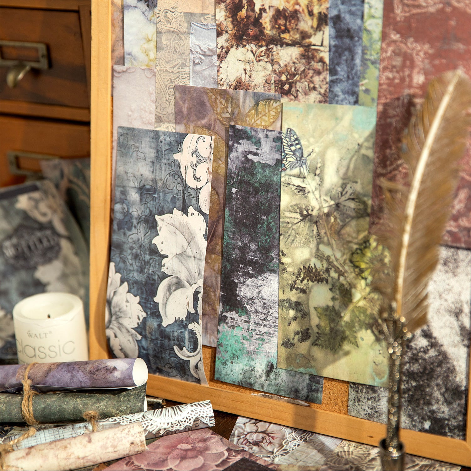24 Pcs Vintage Scrapbook Paper BBSY