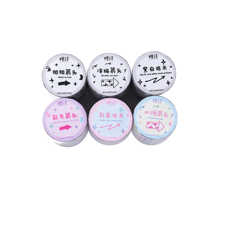 1 Roll Symbol Stickers Tape XTZSS
