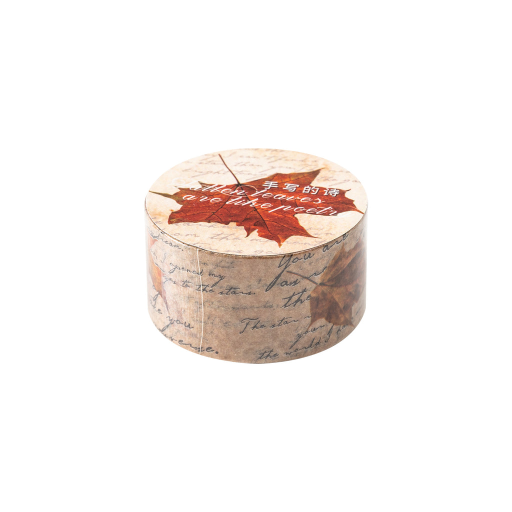 1 Roll Maple Poetry Vintage Washi Tape YYSP
