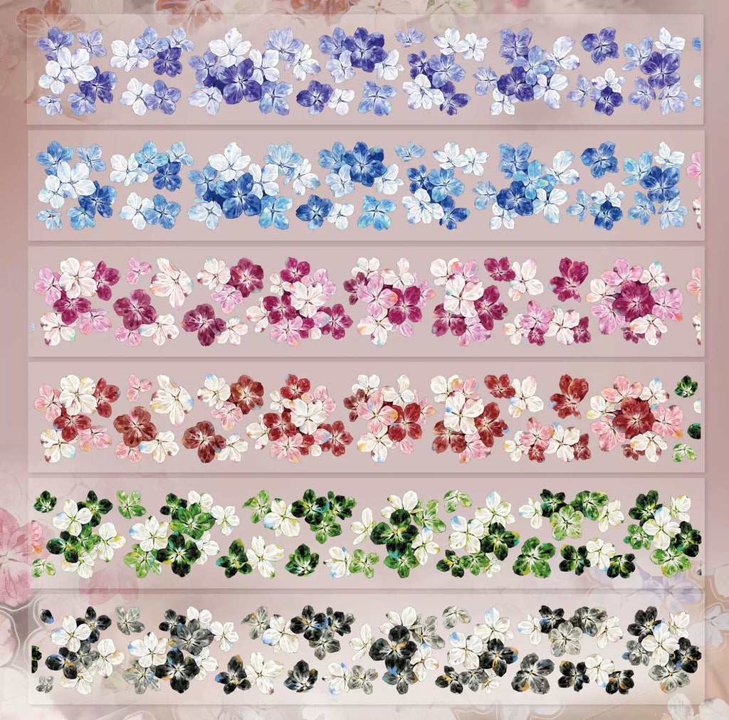 Floral Decorative Tape Rolls- Celestial Blossom