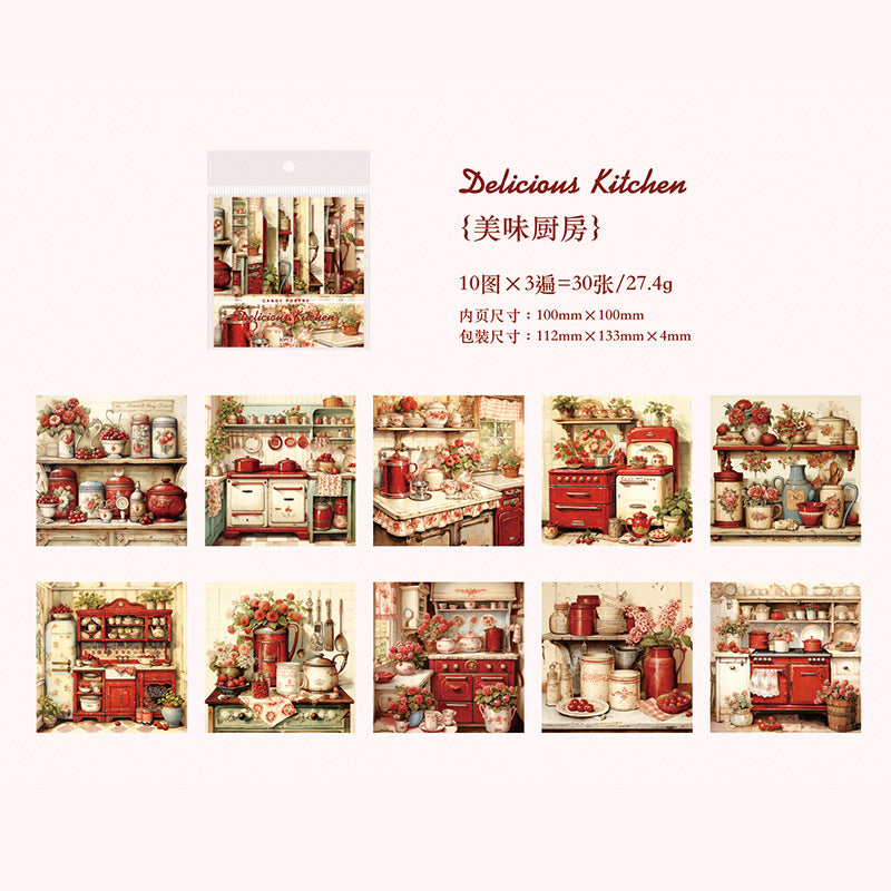30 Pcs Life Style Scrapbook Paper SHJL