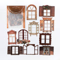 10 Pcs Windows of Time Sticker Pack CZMJC