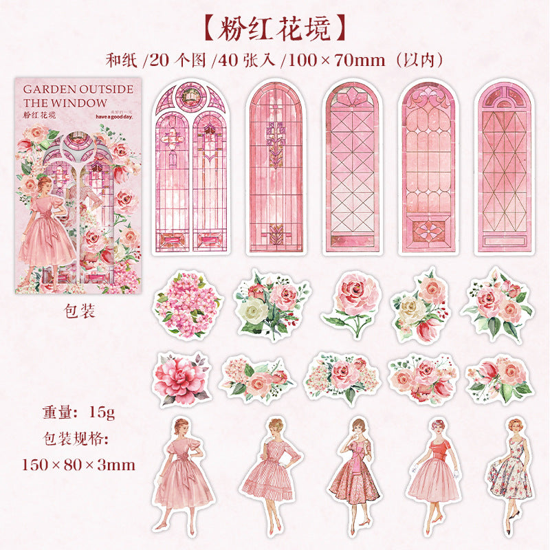 Conhan Washi Lady Stickers