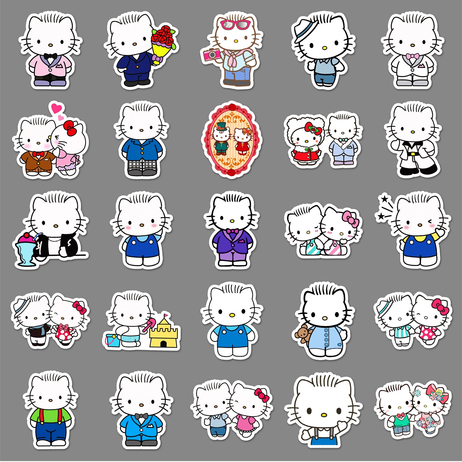 50Pcs Kawaii Waterproof Vinyl Stickers SRO108