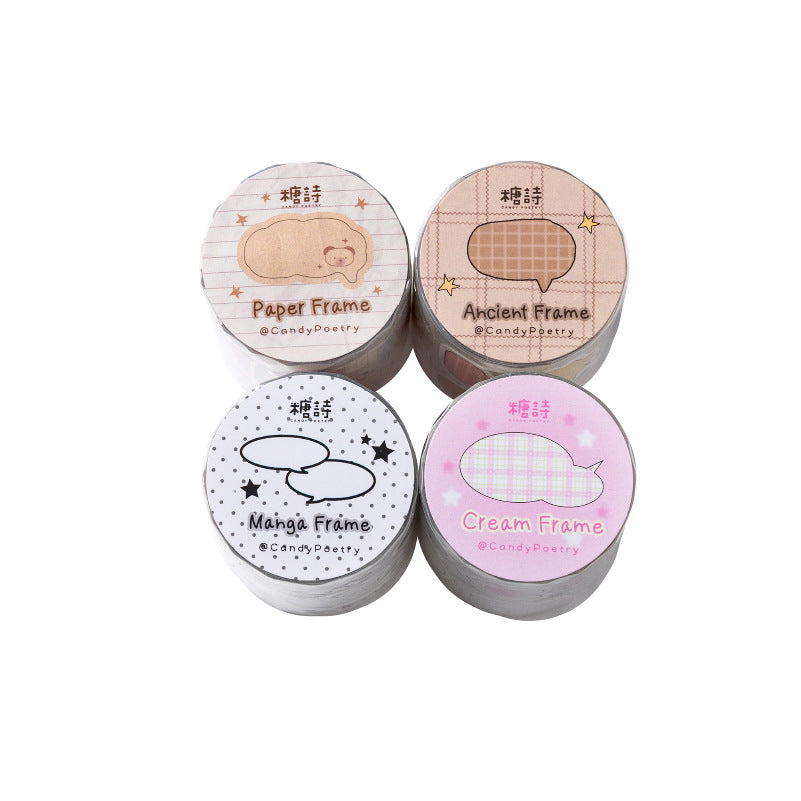 1 Roll Dialog Box Planner Stickers DHKHJ