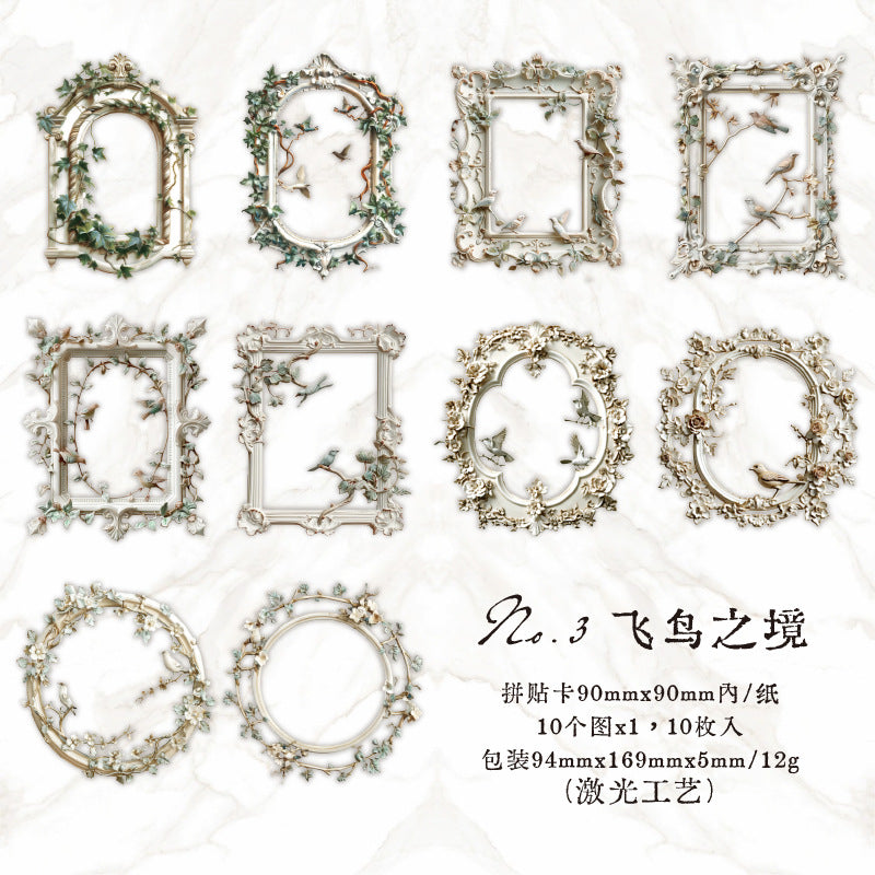 10 Pcs Photo Frame Cardstock Paper CBSG