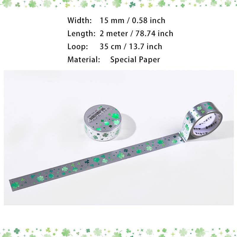 1 Roll Creative Silver Deco Tape RYHBSS
