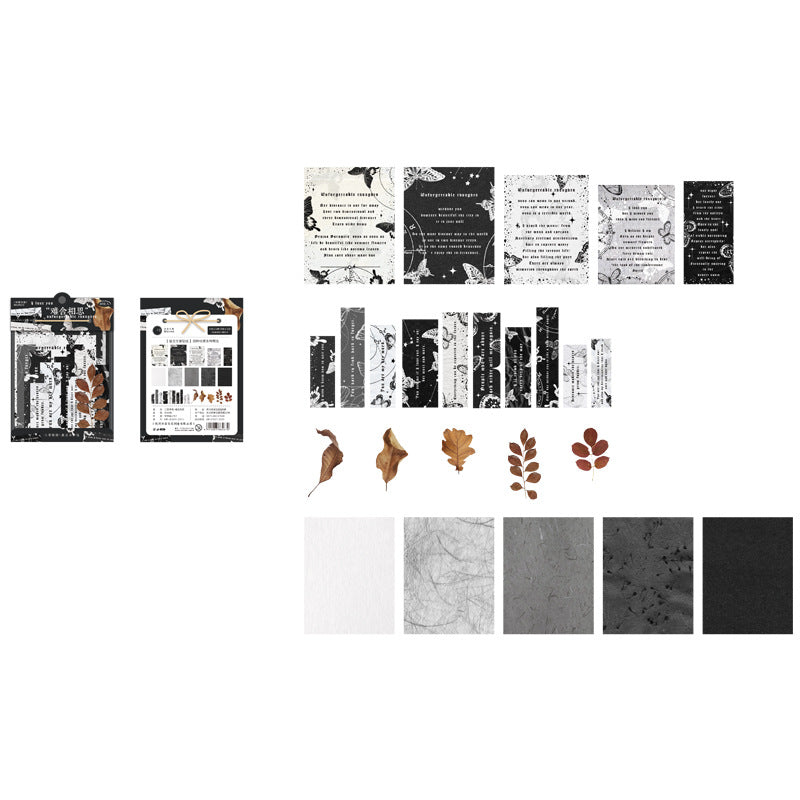 40 Pcs Stickers and Paper Kit SYQS