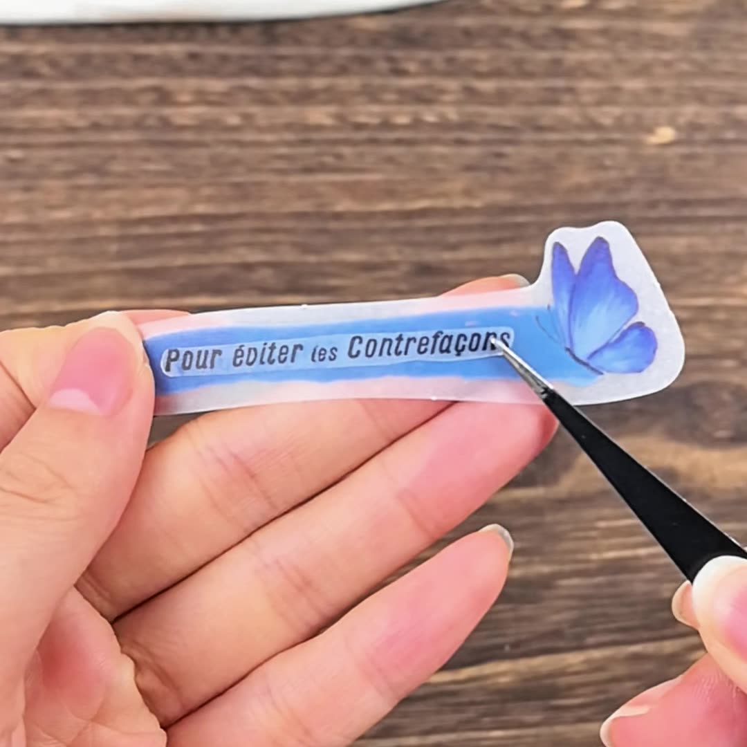 20 Pcs Watercolor Brush Paint PET Stickers HDSJ