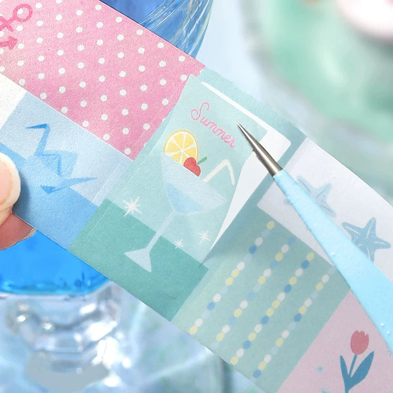 Fairytale Patchwork Kawaii Zakka Washi Tape - Refresh Time
