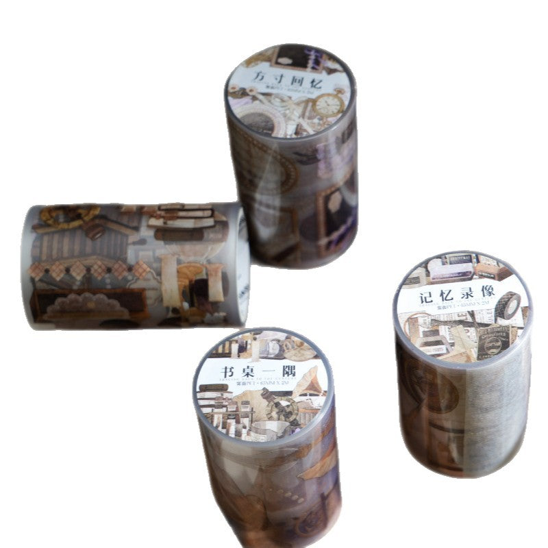 1 Roll Vintage Gadgets PET Stickers Tape SHSJ