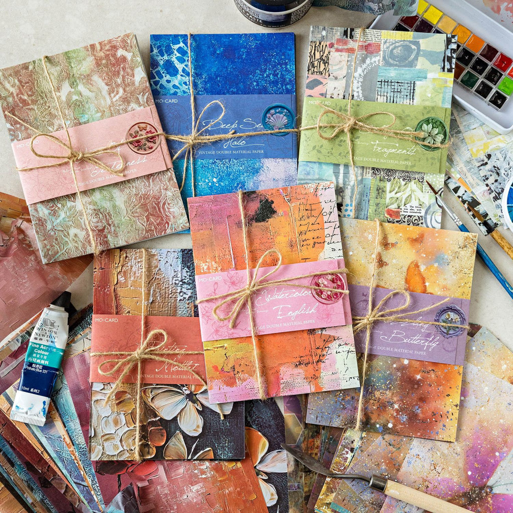 20 Pcs Color Art Theme Scrapbook Paper CSYSSD