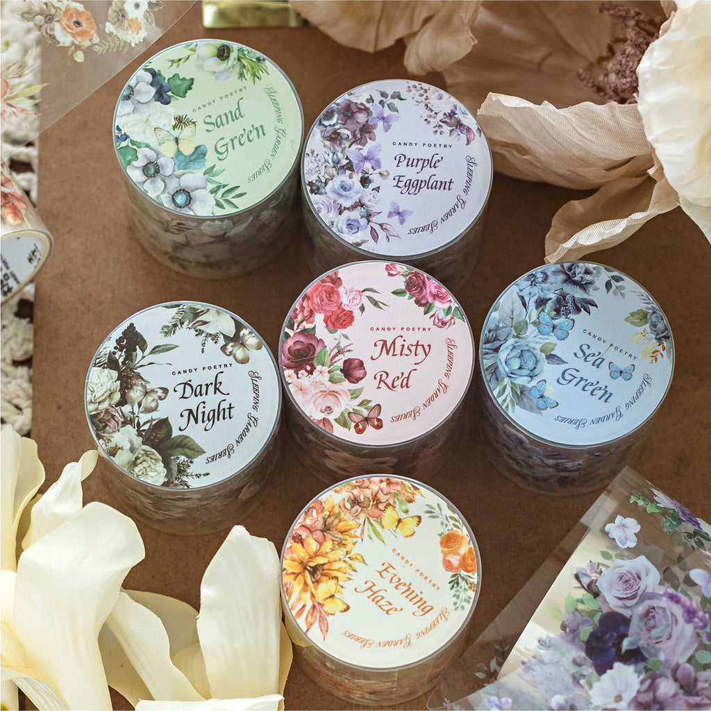 1 Roll Flowers PET Tape CSHY
