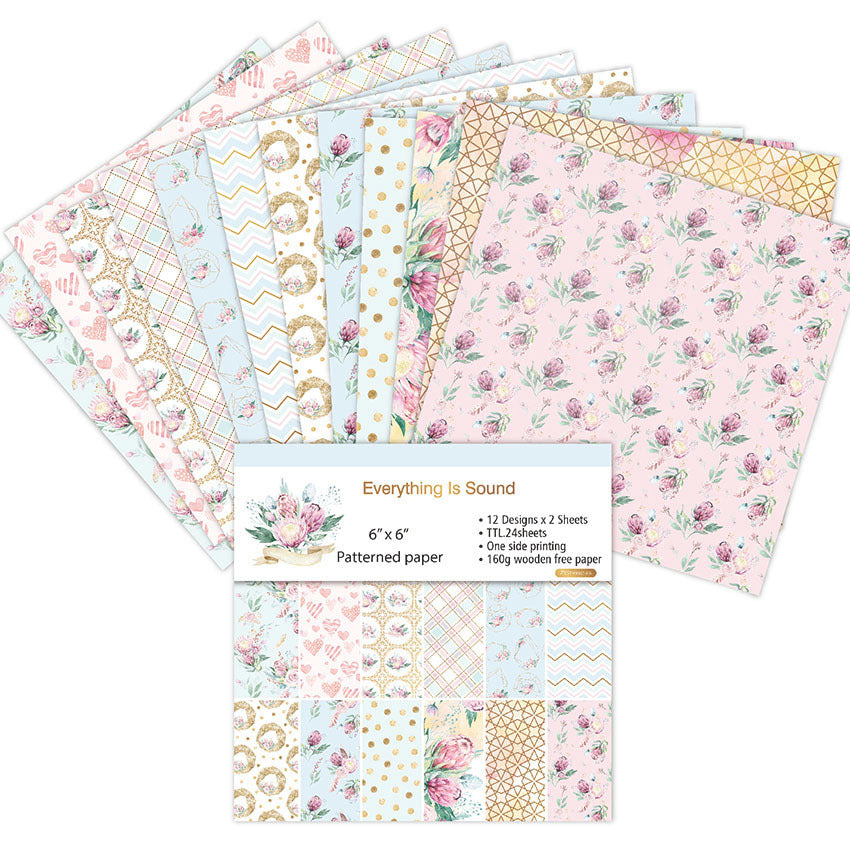 6 inch Scrapbook Paper Pad JYY0306