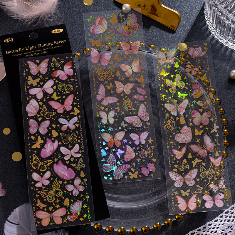 PET Butterfly Stickers BTF08