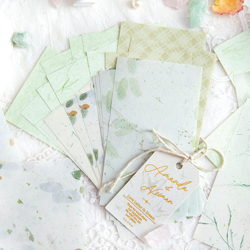 30 Pcs Basic Floral Journal Paper SGNL