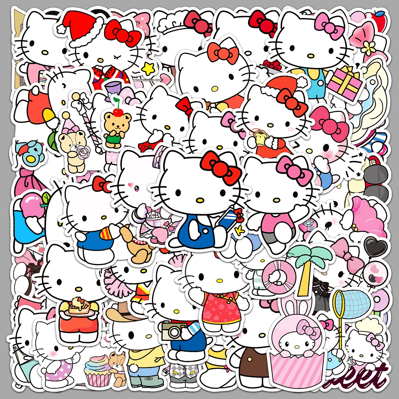 50Pcs Kawaii Waterproof Vinyl Stickers SRO123