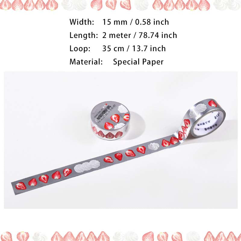 1 Roll Creative Silver Deco Tape RYHBSS