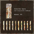 30 Pcs Vintage Journal Stickers RBSG