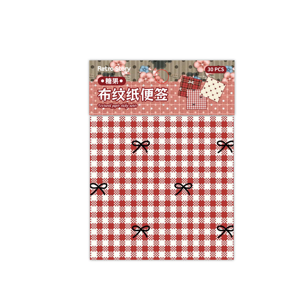 30 Pcs Floral Grid Basic Scrapbook Paper BWZX