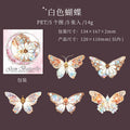 5 Pcs Butterfly PET Stickers BSHD