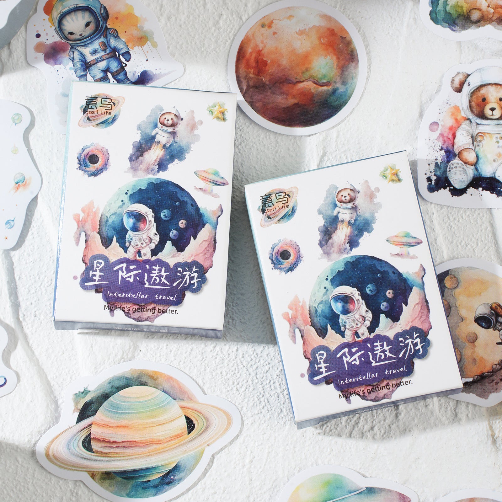 30 Pcs Universe Stickers XJAY