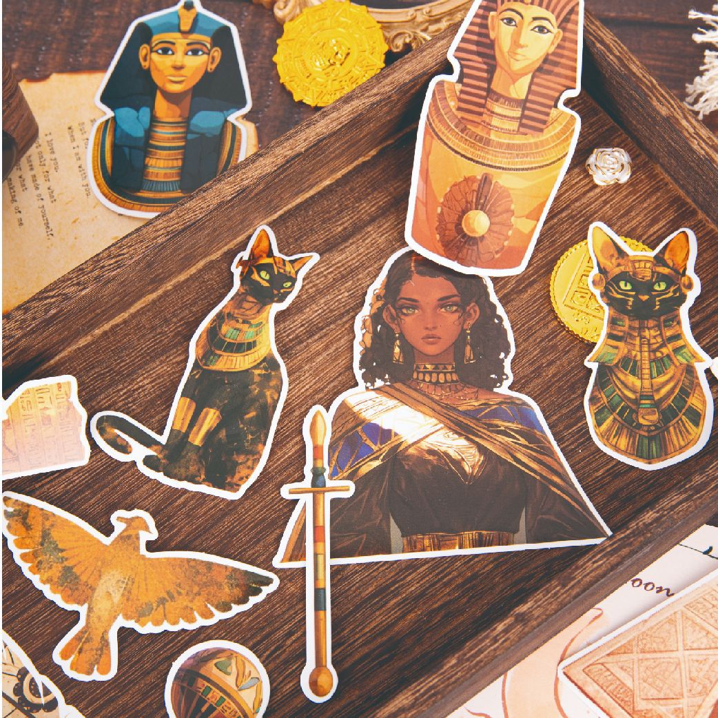 30 Pcs Egyptian Civilization Stickers YJGAJ
