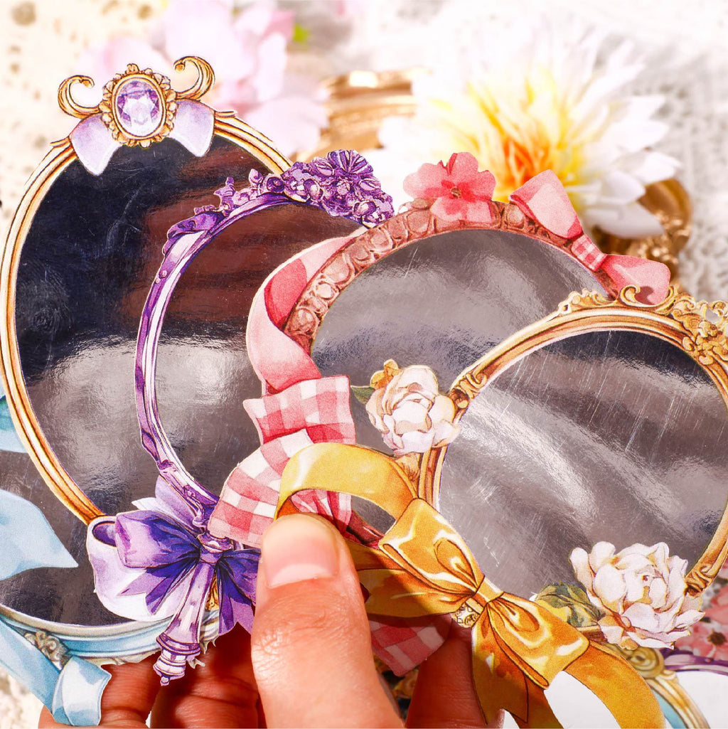 10 Pcs Mirror Theme Notepad Paper LLJXL