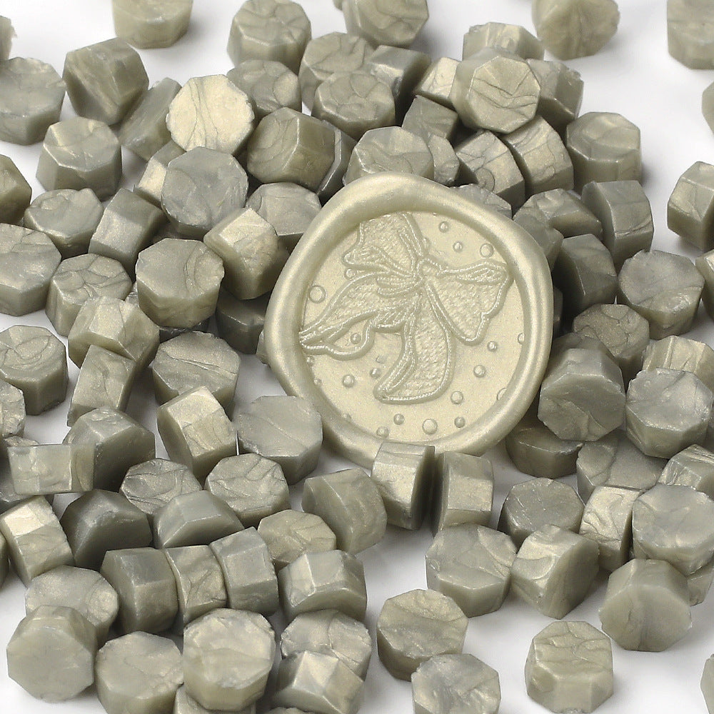 100 PCS Octagon Wax Seal Beads H143