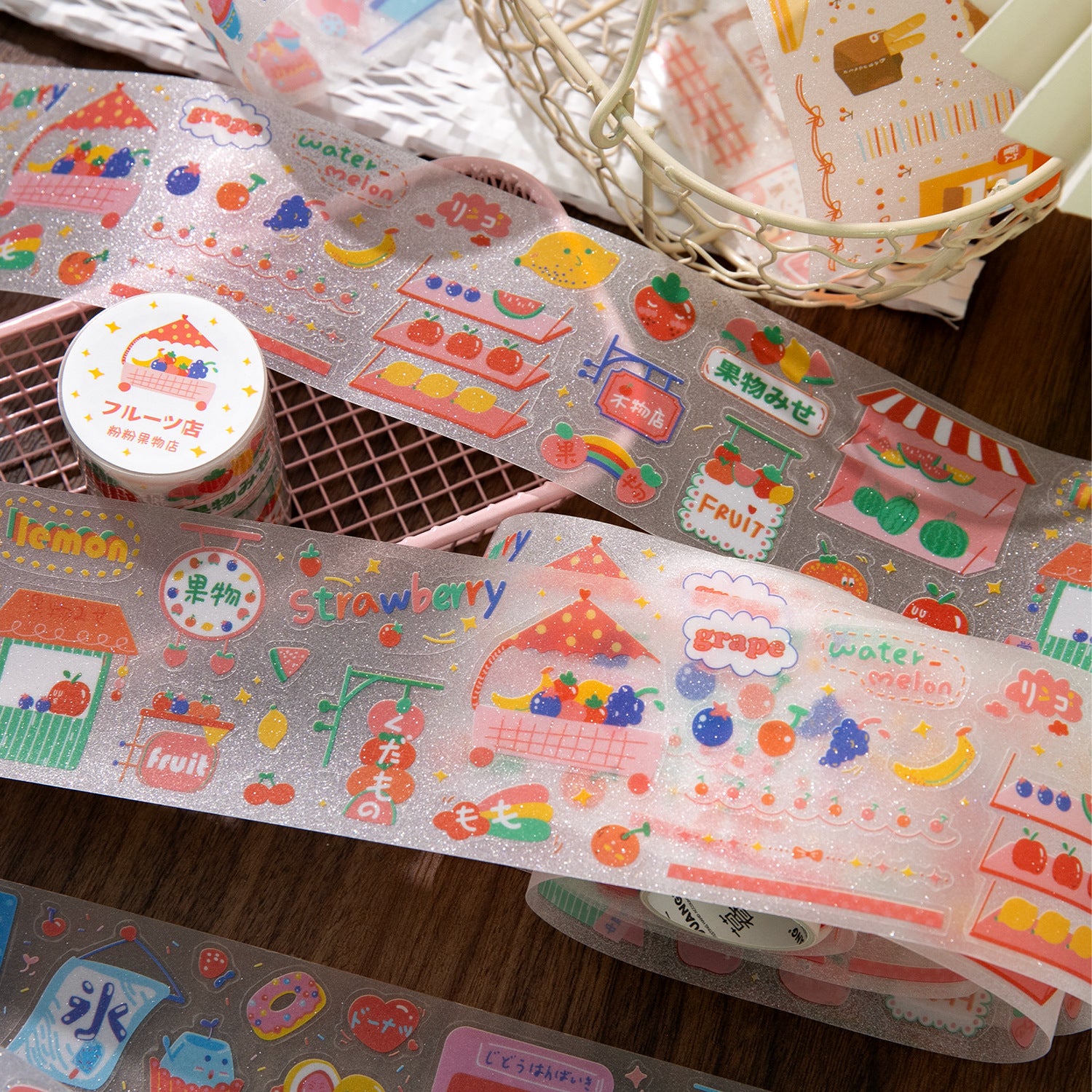 1 Roll Shop Store PET Stickers Tape GWPD