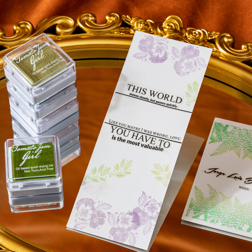 4 Pcs Ink Pad Set BZYZSC