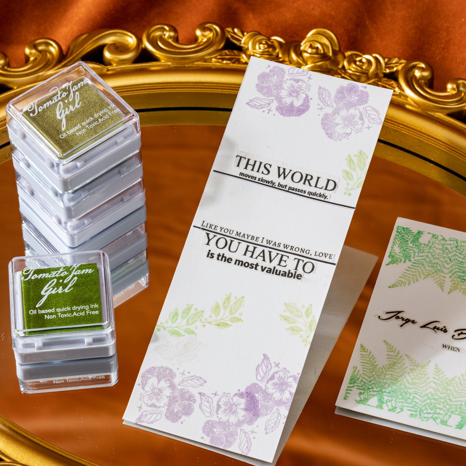 4 Pcs Ink Pad Set BZYZSC