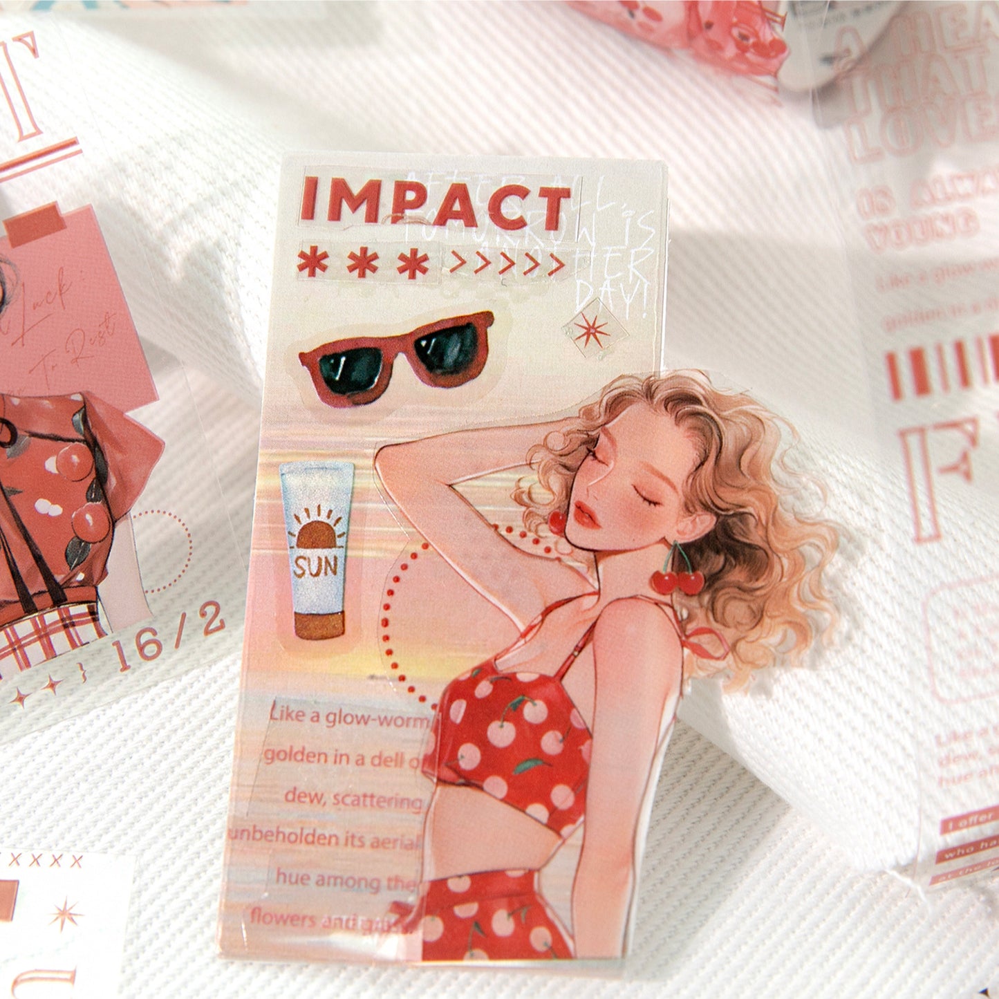 1 Roll Summer Girl PET Tape DGXT