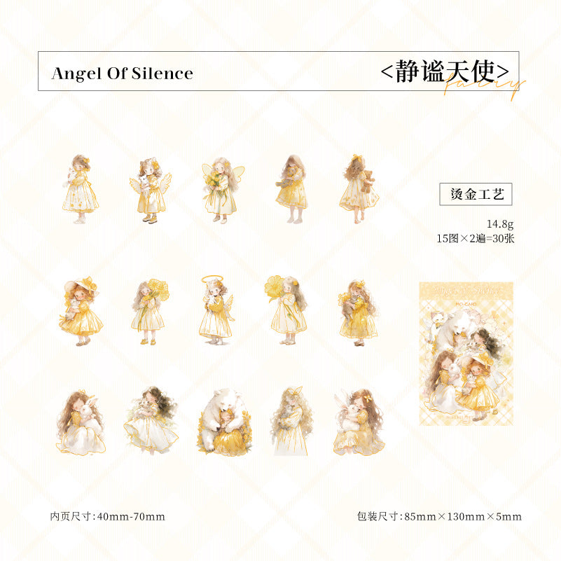 30 Pcs Litlte Fairy Tale PET Stickers THSL
