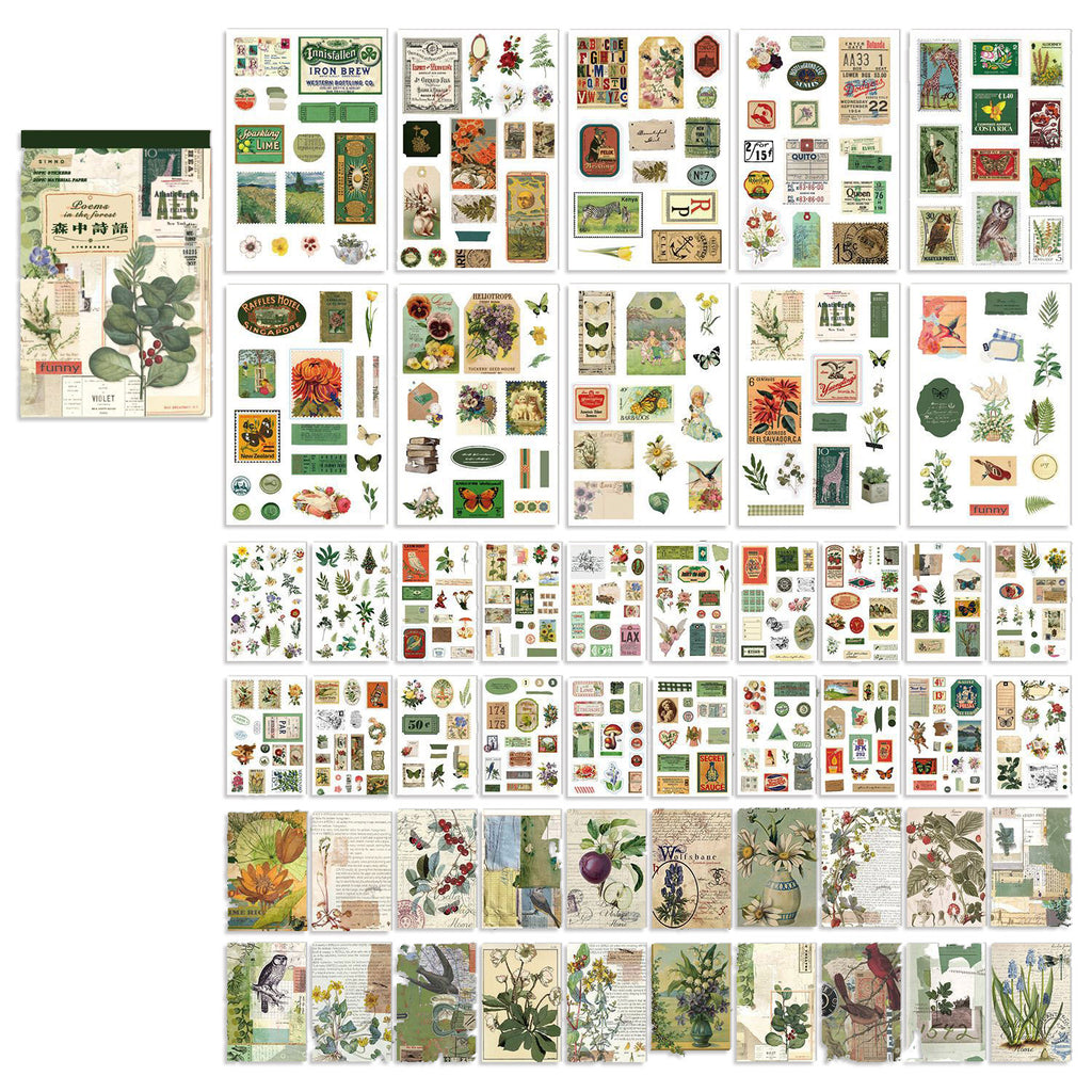 A5 Mixed Material Sticker Book SGYN