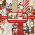 6 inch Christmas Scrapbook Paper Pad SKP562