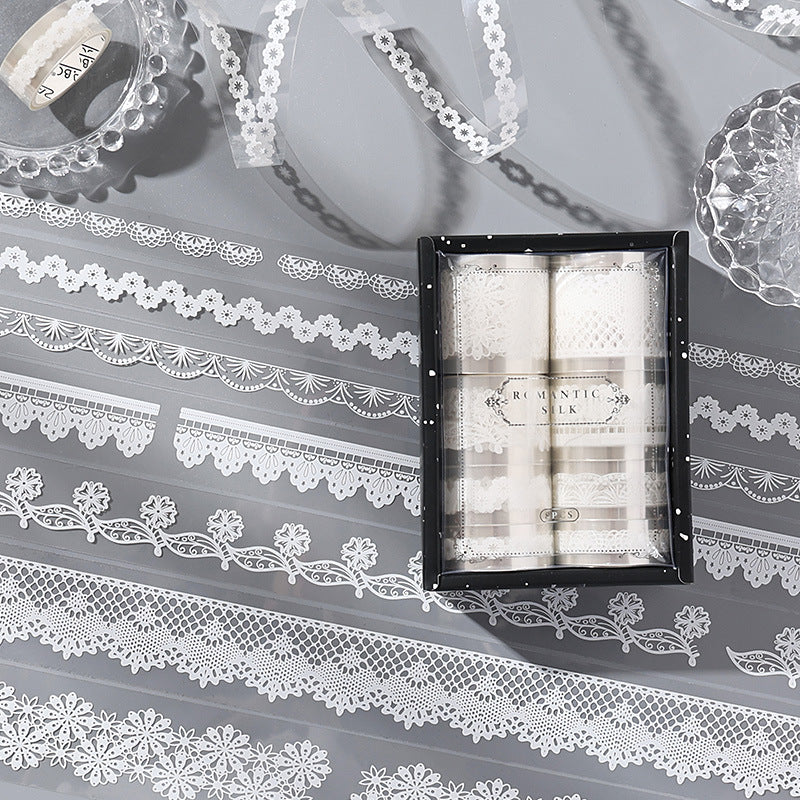 8 Rolls Lace PET Tape Set LMSY