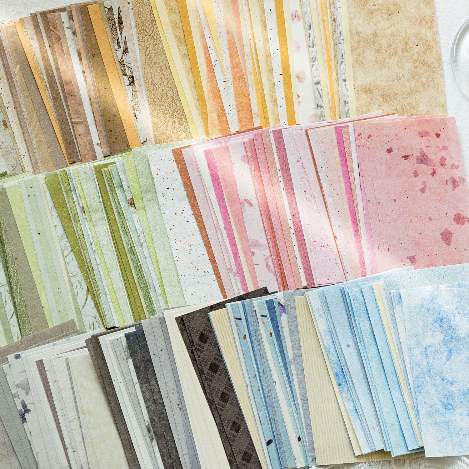 50 Pcs Vintage Basic Scrabook Paper ZJWR