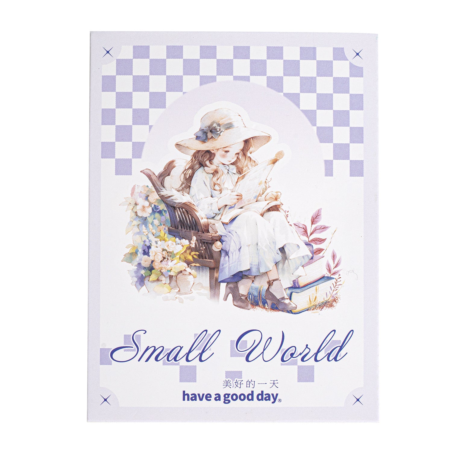 15 Pcs Cute Little Girl PET Stickers XXSJ