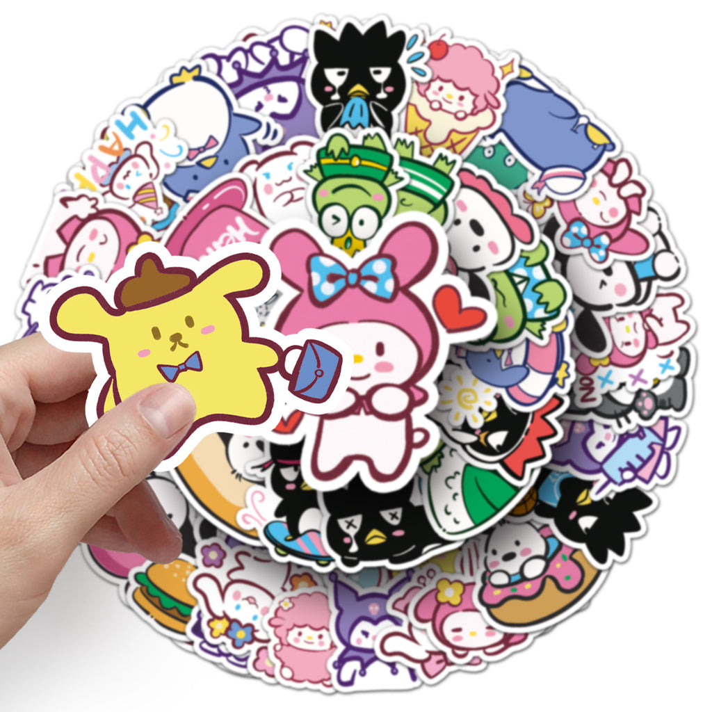 50Pcs Kawaii Waterproof Vinyl Stickers SRO112