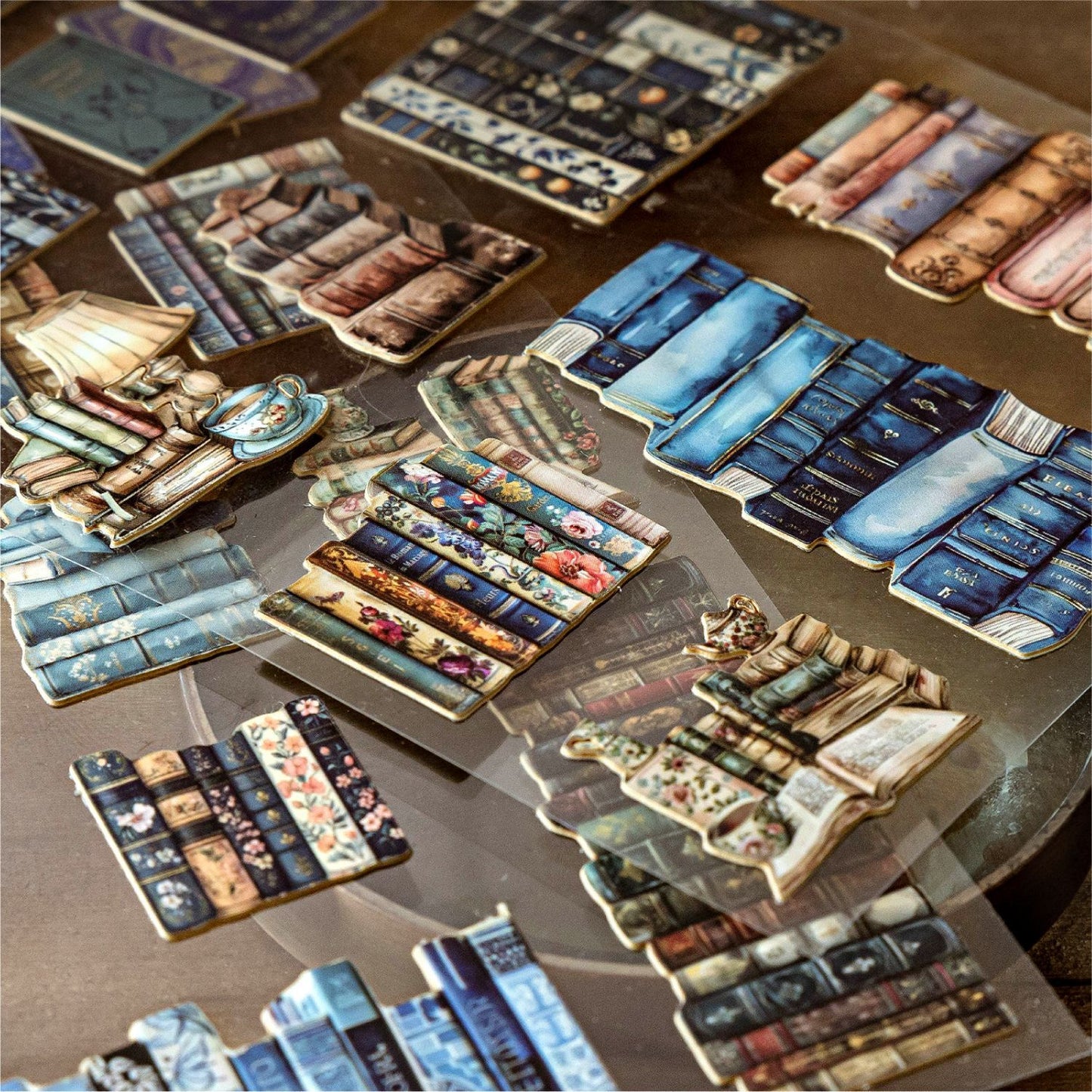 2 Sheets Reading Boolish Cardstock Stickers SJCLS